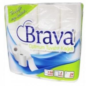  Brava Papier Toilette 24 Rouleaux - hygiene entretien nous avons en belgique un stock immédiatement disponible avec des papiers toilettes --- prix compétitifs---€2.70 par paquet --- restriction -toutes destinations / prix compétitifs--- conditionnement -paiement par virement bancaire ou cash--- quantite -quantité illimit&eac