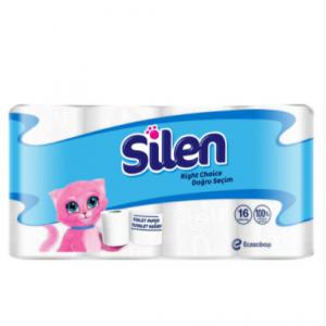  Silen Papier Toilette 16 Rouleaux - hygiene entretien nous avons en belgique un stock imm&eacute;diatement disponible avec du papiers toilettes --- prix comp&eacute;titifs--- 1.80 par paquet --- conditionnement -paiement par virement bancaire ou cash--- quantite -quantit&eacute; illimit&eacute;e par palettes & camions----commande minimum- 50 paquets--1