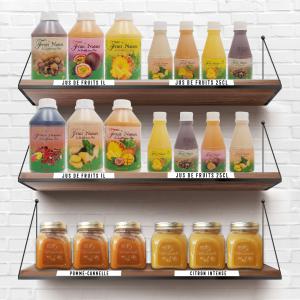  Jus De Fruits 100% Pur Jus Et Nectar - jus concentré sirop bonjour,  ----nous sommes une société de fabrication de jus de fruits 100% pur jus et nectar de qualité superieure. nous pouvons fournir en quantité des purée de fruit (ananas,  mangue,  passion,  gingembre,  bissap,  tamarin),  des jus de fruits et des confiture/compotes