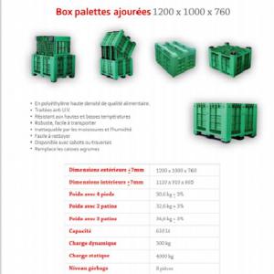  Palette Caisse Box Palette Palox Maroc - fruits et légumes -palox pour la récolte des fruit et légume ....---conservation de la qualité---palox emplie pour facilité leur stockage---palox avec robinet et couvercle (sur demande) (maroc)