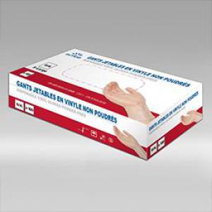  Gant En Vinyle Non Poudre Disponible 6€35 Boites - hygiene entretien boite de 100 gants en vinyle non poudre --norme en 374 --marque inteco --palette - 70 cartons --taille disponible - m / l / xl 