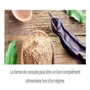 Super Farine ::farine De Caroube - matiere vegetale une farine ultra nutritive----la farine de caroube est un super aliment particulièrement nutritif. fibres,  protéines,  vitamines,  antioxydants,  minéraux,  oligo-éléments… - elle regorge de nutriments bénéfiques pour la santé et permet de mieux r&