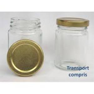  Dakar Bocaux En Verre Avec Couvercles Neufs - conditionnement bocaux en verre cylindriqies 370 ml et 106ml (450 gr et 125gr  )--couvercles to 63 . blancs ou ors--couvercles to 48 ors --lots vente possible en carton séparés --déstockage suite cessation activité 