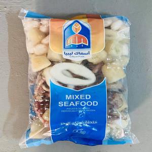  Poissons Et Fruits De Mer Surgelés - poissons fournisseur direct de lybie,  divers variétés de poissons mix fruits de mer 1kg calamars,  saint jacques poulpes,  crevettes..,  500g poulpes,  1kg merlan,  darne de saumon,  crevettes,  sardines,  calamars,  saint jacques... tres bonne qualité,  grosses quantités livraison en europ
