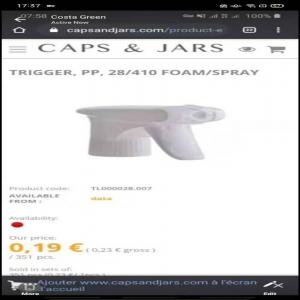  Vaporisateur Guachet - hygiene entretien nous sommes fabriquants de produits de nettoyage --nous somme &agrave; la recherche des sprayer trigger europ&eacute;en --en mousse et liquide pour notre nouvelle gamme de produits 