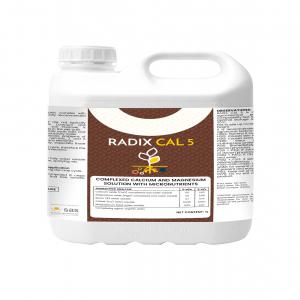  Engrais Liquide Forcrop (radix Cal 5) - chimie additif engrais radix cal 5 est une solution liquide de calcium et magn&eacute;sium complex&eacute;s avec micronutriments.----radix cal 5 permet de- ----apporter nutriments habituellement rare (ca et mg).--am&eacute;liorer l activit&eacute; microbienne dans le bulbe humide.--corriger la salinit&eacute; des sols et 