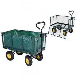  Chariot De Jardin En Métal D'une Capacité De - autres chariot de jardin en métal d'une capacité de charge de 250 kg----250 ou 350 kg de capacité de charge--cadre en métal solide---pneus pompables--intérieur,  revetement en tissu--essieu avant rotatif--vous pouvez maintenant acheter notre charrette de jardin en mé