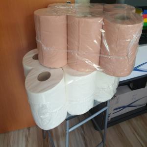  Bobines Essuie-tout Devidage Xxl - hygiene entretien lot de (sauf vente entretemps)----3350 paquets de  6 rouleaux 450 f bobines xxl usage alimentaire----volume 1 tc 40' hc----coloris blanc et chamois/origine france----100% pure ouate cellulose/ecolabel----prix 20 900 euros départ----ean code 3 66167952374----prix de vente public ± 26 euros----