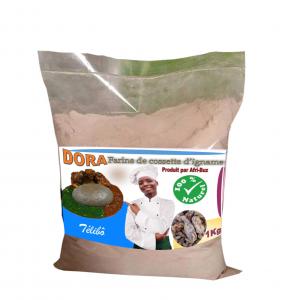  Farine De Cossette D'ignames - autres dora,  la farine de cossette d'ignames *télibô* sans additif et 100% naturel. produite par la société afri-buz,  la farine se vend en gros et en détail. --dora,  la qualité des rois--