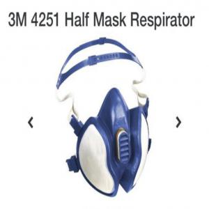  3m 4251 Half Mask Respirator - hygiene maintenance this type of mask is not available in the market --it’s been made by order,  we already delivered a good quantity to client --and 4000pcs left,  so we are seeking for any serious buyer then on spot basis 