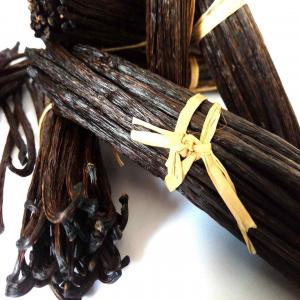  Gousses De Vanille Premium De Madagascar - épices aromates gousses de vanille de madagascar t4 ou tk - des belles gousses non fendues  de 14 &agrave; 18 cm .prix attractif de gros exworks d&eacute;pot avignon/fce -taux d'humidit&eacute; 32 %- r&eacute;colte 07//2024-ar&ocirc;mes fort- certificat d'analyses + ecocert - conditionnement sous vide sac de 500 g 