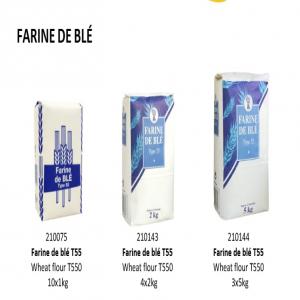  Farine De Ble T55 - patisserie nous disposons d'un stock de farine de blé de type 55 d'origine allemande.----voici les spécificités de notre  farine de blé t55-----farine de choix supérieur (top grade)----    humidité- 14, 5% max--    gluten- 26% min--    index gluten- 85% min--    prot&ea