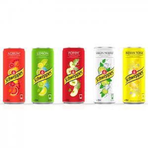  Schweppes - boissons non alcolisée distributeur export en soft drink.--origine french-- --schweppes 33cl,  15l----conditionnent. 33x6 ou 33x6x4--production fraîche-- ----- 30 palettes minimum / tc 40 dry