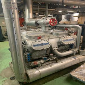  Compresseur De Réfrigération Sabroe Tsmc116 - matériels machines compresseur de r&eacute;frig&eacute;ration &agrave; piston &agrave; deux &eacute;tages sabroe - tsmc 116 s--  marque - sabroe  (filiale de johnson controls)--  model - tsmc116 s--  r&eacute;frig&eacute;rant - r22--  num&eacute;ro de s&eacute;rie - 100556--  ann&eacute;e de construction - 1994--  pui