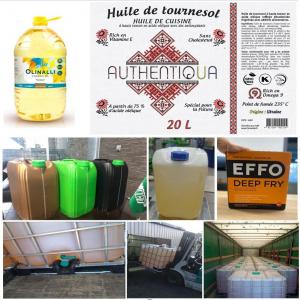  Huile De Tournesol En Gros Vers La France - huiles huile de tournesol raffin&eacute;e et d&eacute;sodoris&eacute;e grade p en bouteilles de 1/5/10 litres. de la plus haute qualit&eacute; sans additifs parfait pour la table et pour la friture (6 7 fois/180 &deg;c) (100% naturel pas de mousse &agrave; la friture pas d'odeur.) normes dstu 4492 