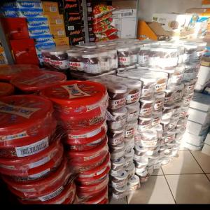  Caisse Poulet, Macaroni,morue,lait,saumon,.. - matières grasses salut &agrave; tous..nous sommes un grossiste bas&eacute; &agrave; bellad&egrave;renous achetions des produits en r&eacute;publique dominicaine et puis revendre en haïti..nous vendons &agrave; un prix &eacute;quitable et les produits peuvent livrer facilement &agrave; la porte de votre maison..no