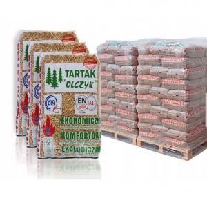  Pellet De Bois En Plus A1, Fabriqué En Pl -olczyk - horticulture plante biocarburant pellet en bois de tartak olczyk en bonne qualit&eacute; polie certificats en plus din plus a1 pl004 label en langues pl de gb it fr dk code ean sur la bo&icirc;te la logistique 1 sac 15kg 1 palette 70 sacs = 1050 kg net camion plein 23 palettes par 1050 kg net = 24 150