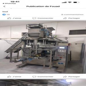  Ensacheuse Verticale Avec Peseuse Lineaire - matériels machines je met en vente une ensacheuse verticale avec peseuse lineaire et convoyeur.--peseuse peut peser entre 200 gram et 30 kg--peseuse mark marcelissen --ensacheuse mark joachim huisgen  vsm-4--auutomate siemens --vient d etre reviser ----la.machine se trouve au maroc region rabat--