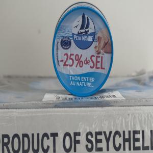  Thon Petit Navire -25% De Sel - conserve semi conserve disponible en grande quantit&eacute;s commande minimum par palette. prix de gros 1  livraison europe 