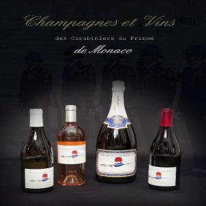  Champagne Des Carabiniers Du Prince De Monaco - boisson alcoolisée ayant l'honneur d'etre missionnés en exclusivité par les carabiniers du prince de monaco pour la distribution de leurs produits,  nous pensons que votre clientèle pourrait etre intéressée par leur sélection de vins et champagnes,  les memes vins qui sont servi