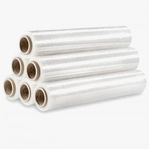  Film Étirable - conditionnement nous disposons en région parisiènne des rouleaux de films étirables manuels transparents 450mm x 270m pour emballage de palettes,  cartons,  colis.--épaisseur de haute qualité pour pour protéger vos envoies.--ces bobines de stretchs sont fabriqués &agra