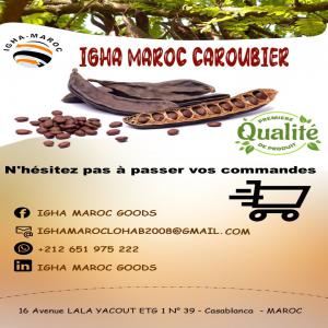  Caroube - aliments pour animaux bonjour, -- nous sommes une société marocaine pour l'exportation et l'importation de caroube au maroc.  si vous etes intéressé par la caroube et ses grains,  nous avons l'équivalent de 1000 tonnes de caroube,  avec une qualité élevée et des prix r