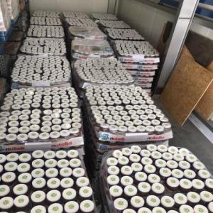  Nutella 1kg - patisserie nous mettons &agrave; la disposition des professionnels et particuliers un stock de 33 palettes de nutella 1kg d origine allemande texte en allemand avec une dlc tr&egrave;s courte allant jusqu au 05.2023 conditionn&eacute; &agrave; 588 pots par palette pcb carton 98x6 livraison et ou enl&egra