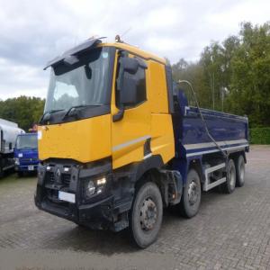  Camion-benne Renault 430 8x4 Rhd Euro - transport transit logistique camion benne renault c 430 8x4 rhd euro 6 steel tipper 18 m3 marque renaultmod&egrave;le c 430 8x4 rhd euro 6 steel tipper 18 m3type camion bennedate de 1&egrave;re immatriculation 2015 09 01kilom&eacute;trage 406400 kmcapacit&eacute; de charge 18680 kgpoids net &agrave; vide 13320 kgpoids total en