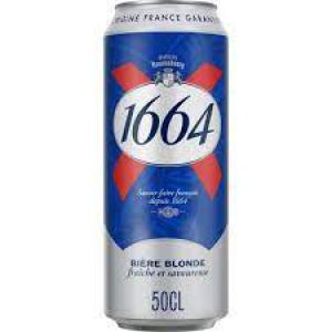  1664 33cl Canette - boisson alcoolisée  nous vendons en r&eacute;gion parisienne un conteneur/un camion de biere 1664 en 12 pcs de 33cl par carton quantit&eacute; disponible 1 conteneur / 1 camion marque 1664 en 33cl en verre 12 pcs par carton