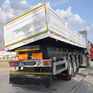  Plateau Semi Renver¬sable Par Les Côtés. - transport transit logistique urgent vente plateau neuf sortie d'usine--longueur total-12, 600-13.--600 mm.--largeur-2, 550 mm.--hauteur ridelles latéraux-800 mm.--nombre de ridelles latéraux-5 x 2 adet.--tôle du fond-4 mm.--tôle ridelle latérale-2 mm.--potaux de ridelles-4 mm.--jupes latéra