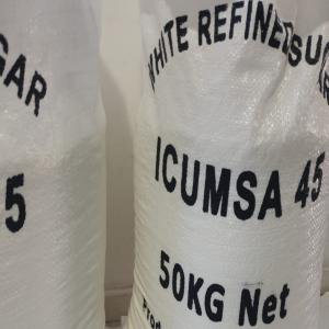  Sugar Icumsa 45 (100000mt Monthly) - sweet search good price cif to aswp port of china for 100000 mt monthly of sugar icumsa 45 in bags of 50 kg .total of the contract in one year one million two hundred an fifty thousand metrics tons with trial order of 50.000 mt payment per irrevocable lc premium bank target price 320 us dollars per to