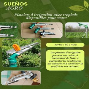  Pistolets D'irrigation Pour Arrosage - autres vente de pistolets d'irrigation pour arrosage--les pistolets d'irrigation peuvent vous aider à économiser de l'eau,  augmenter les rendements de vos cultures et à ameliorer la qualité de vos cultures--disponibles à de bon prix (des portées de 30 m et 40 m)