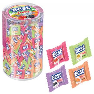  The Best Fruity Hard Candy - sweet the best fruity candy with milk cream and fruit flavors-----1kgx8--800gx8--500gx12----with competitive prices and quality