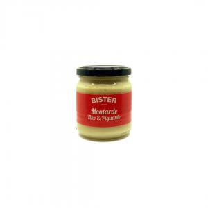  Stock Moutarde Bister Fine Piquante - épices aromates nous proposons à la vente au départ du havre ou de lille (france),  de la moutarde de la marque bister.--conditionnement par 6 pots de 202gr--348 cartons par palette soit 2088 pots par palette.--dluo - à partir de 09/2023--pour toute demande tarifaire merci de préciser le 