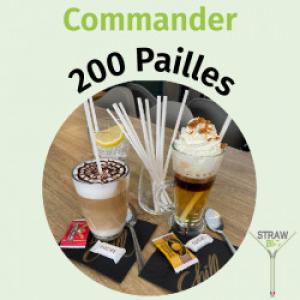  Pailles Biodégradables Compostables 100% Français - hygiene entretien pailles biodégradables compostables strawbio--les pailles sont biodégradables,  elles sont à base d'amidon de maïs qui est une alternative écologique au plastique. l'amidon de maïs est un matériau naturel et renouvelable,  qui est transformé en une matiè