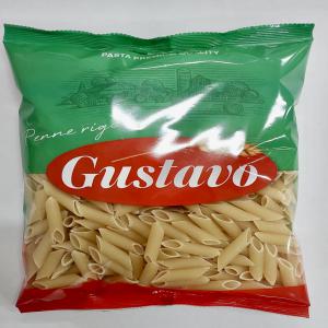  Pasta Gustavo - féculents pates marque gustavo sachet de 400g . camion complet m&eacute;lang&eacute; (53872 sachets)  spaghetti penne fusilli coquillettes. prix 0.52   ht livr&eacute; 
