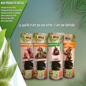  Export D'algerie Datte - autres export d'algerie poudre de datte au cacao 500g poudre de datte au caroube 500g datte d&eacute;noyaute&eacute; 500g datte vrac 500g carton de 12 piece