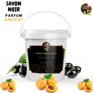 Savon Noir Parfum Abricot - publicité-nouveaux produits inspiré par les traditions ancestrales du royaume marocain,  ce joyau cosmétique est le fruit d'un savoir-faire transmis de génération en génération. le savon noir marocain est né de la fusion subtile d'huile d'olive et de potasse,  un secret de beaut&e