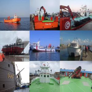  Bateau De Peche - equipement maritime entreprise tunisienne de construction navale,  nous fabriquons tous types de bateaux (bateau de peche,  bateau de service,  bateau de tourisme....),  contactez-nous.--nous vendons un bateau de peche d'une longueur = 37 m,  d'une largeur = 8, 34 m et d'un creux = 4 m,  moteurs doubles - 2 x 800 ch (puissanc