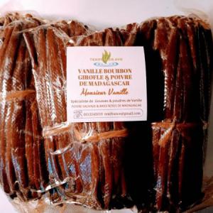  Vanille Bourbon De Madagascar Premium - épices aromates gousses de vanille bourbon de madagascar tk & gourmet de 15/18 cm recolte 07/2025 .disponible depot en france tv 1 5 th 33 % &agrave; partir sac sous vide 1 kg &agrave; carton de 25 kg. certif analyses & ecocert  a partir de 1 kg