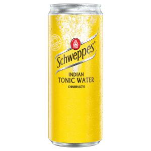  Schweppes Indian Tonic Water 24x330ml - boissons non alcolisée la boisson gazeuse embl&eacute;matique,  bas&eacute;e sur la formule originale de jacob schweppe de 1783. fabriqu&eacute; avec de la quinine et d'autres ingr&eacute;dients aux ar&ocirc;mes 100% naturels.--nom--schweppes eau tonique indienne canette 24x330ml--nombre--49772--pi&egrave;ces par palette--