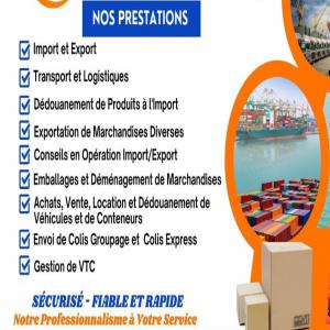  Transitaire Bénin Tchad - transport transit logistique  transitaire à cotonou-- dédouanement tout type conteneur et voiture...-- expédition de vos marchandises-- représentation commerciale -- expédition des colis bénin,  tchad,  niger burkina,  mali,  sénégal,   l'afrique centrale,  les etats unis,  l'eur