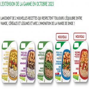  Plats Cuisines Individuels En Barquettes 240 Gr - conserve semi conserve soci&eacute;t&eacute; italienne en agroalimentaire sp&eacute;cialis&eacute;e en viande de volailles propose gamme de plats pr&eacute;par&eacute;s individuels en barquettes poids unique 240 gr plat &eacute;quilibr&eacute; poulet au curry riz avec haricots blancs et aubergines 240 g dlc 32 jour