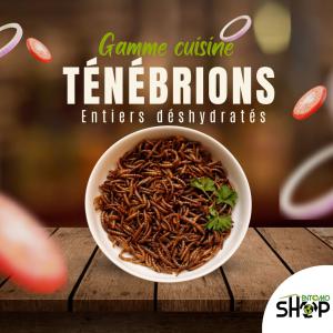  Tenebrio Molitor Entiers Déshydratés - viandes et oeufs vous souhaitez intégrer les insectes comestibles à votre carte ?--c’est le spécialiste des insectes comestibles.--selon la fao,  les insectes représentent une opportunité d’améliorer la sécurité alimentaire partout dans le monde. l’entomoculture
