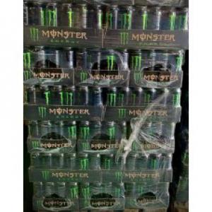  Monster Energy - boissons non alcolisée acheter monster energy en gros en palette--palette monster energy 500ml 1512 canettes--monster classique 500ml - 63 packs par palette.