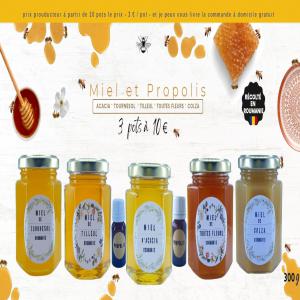  Miel Et Propolis - produits sucrés 5 types de miel et tenture de propolis - roumanie - prix producteur --acacia - tournesol - tilleul - toutes fleurs - colza 