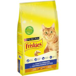  Friskies Chat - aliments pour animaux 20 tonnes en sac de croquettes de 7.5 kilos fob marseille 2600 sac de 7.5 kilos enlevement immedait ou livraison 