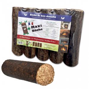  Bûche Densifié Bois De Chauffage - energie renouvelable grossiste bois energie vente de b&ucirc;che densifi&eacute; 100% feuillus palette de 117 packs de 5 b&ucirc;che emball&eacute; soit 585 b&ucirc;ches par palette. sans colle 100% naturel diam&egrave;tre 8cm longueur 30cm densit&eacute; 1000kg/m3 pouvoir calorifique > 4.5kwh