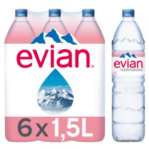  Evian 1,5l - boissons non alcolisée grossiste et distributeur de boissons evian 1 5l disponible en stocks dans toute l'ile de france le prix comprend la livraison et d'autres destinations possibles sur devis.