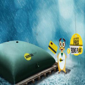  Flexible Tanks For Liquid Storage - packaging our bladder/pillow tanks stores water (drinkable/ non drinkable),  effluents,  fire fighting water,  fuel and all kind of liquids. it is made of pvc-coated polyester fabric with a weight of 900 g / m2 to 1400 g / m2 and with storage capacity of 0.3 m³ to1, 000 m³ , depending on the volume and purpose of 